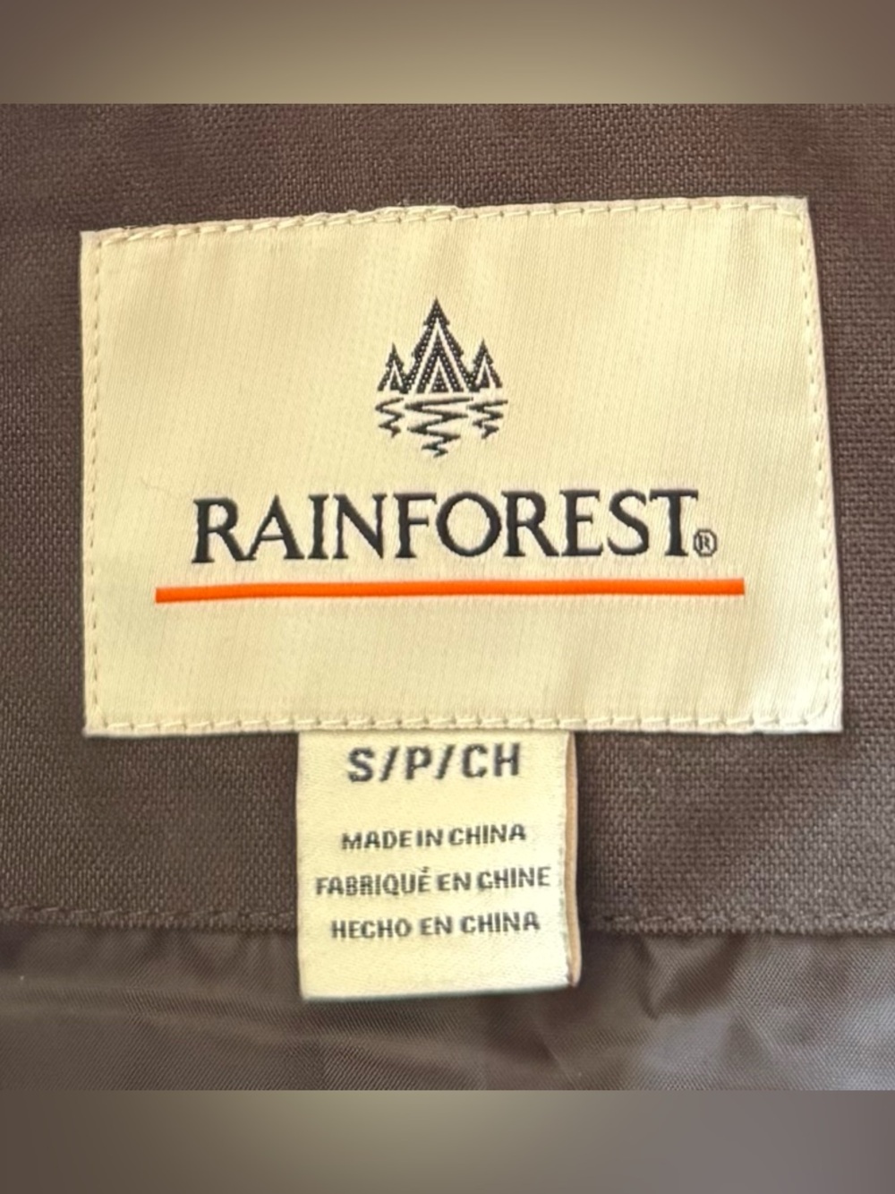 RAINFOREST Men's Dark Brown Field Jacket with Utility Pockets, Sz Small. NWOT - Picture 2 of 10